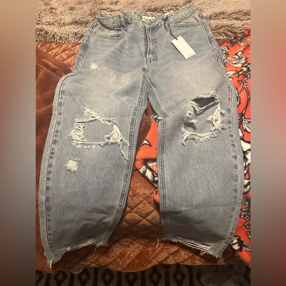 brand new pink lily jeans